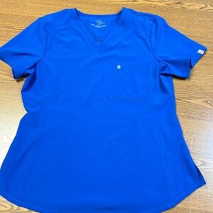 Cherokee infinity scrub top Blue size large